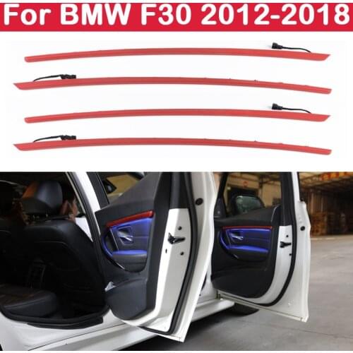 Blue Orange 2 Color Car neon interior door ambient light decorative lighting tuning car universal for BMW 3 series F30 2012-2018