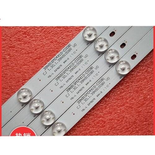 LED Backlight strip For 39N91GM04X10-C0081 CJ 1.30.1.39N91008R V0 4pcs
