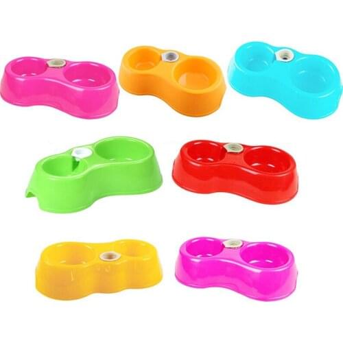 Pet Products 2in1Dog Bowl Water Dispenser Automatic Water Storage Pet Cat Food Bowl Container with Waterer Pet Waterer Feeder