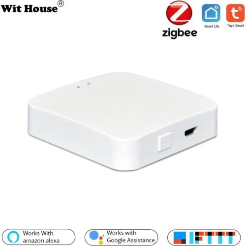Tuya Zigbee Bridge Smart Home Zigbee Gateway Hub Remote Control Zigbee Devices Via Smart Life APP Works with Alexa Google Home