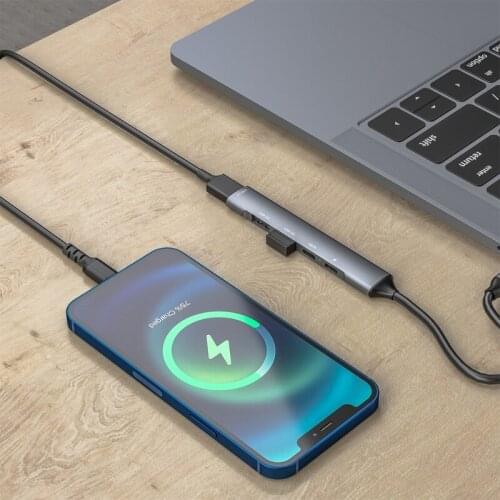 H7JA USB 3.0 Hub Multi USB Splitter 5 Ports Multiple Expander No Driver Required Plug and Play, for Laptop, PC Windows