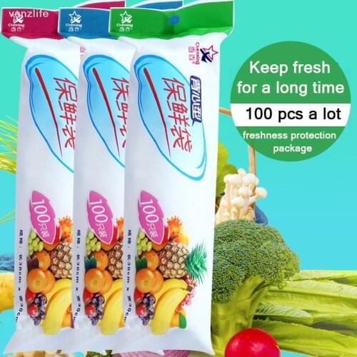 Vanzlife Household economic formal vest points off the food fresh-keeping packaging sealing bag size more disposable hand bag