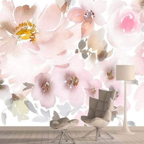 Vintage Wallpapers for Living Room Flower 3d Photo Nature Wallpaper Vinyl Wall Paper Papers Home Decor Self Adhesive Murals Roll