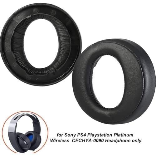 Replacement Ear Pad Cushions Earmuff Pillow for Sony PS4 Playstation Platinum Wireless Playstation 4 CECHYA-0090 Headphones