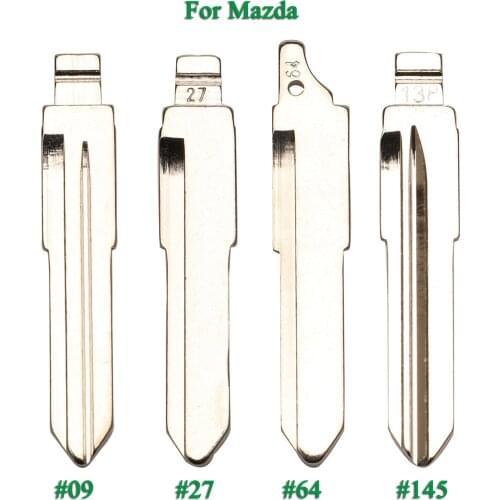 Bilchave 10pcs No.145 09 27 64 Flip KD Remote Key Blade Type Fob For Mazda 3 5 6 m6 rx8 mx5 Miata CX-7 CX-9 RX-8 Replacement