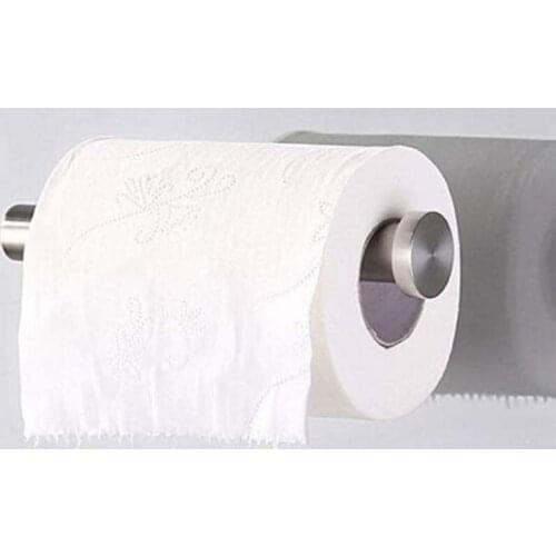 1X Toilet Paper Holder Stainless Steel Silver Bathroom Tissue Roll Storage Stand Paper Towel Holder