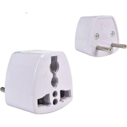2021 Universal AU UK US To EU European Travel Adapter European Euro EU Travel Wall AC Power Adapter Electrical Sockets Outlet