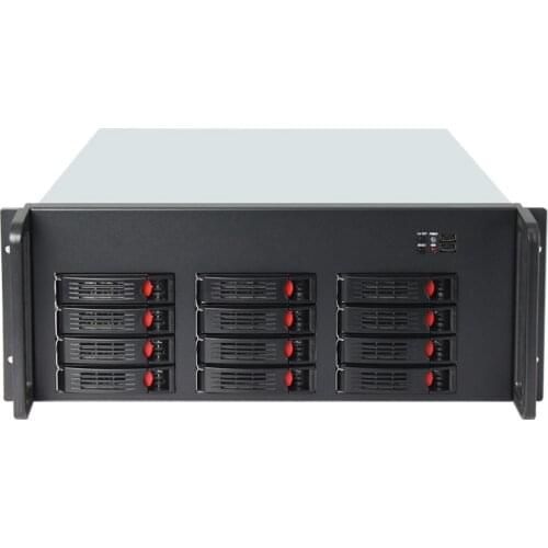 4U server chassis, Hot swap 12 disk graphics card, 2080ti host, IPFs storage, Enterprise industrial control rack