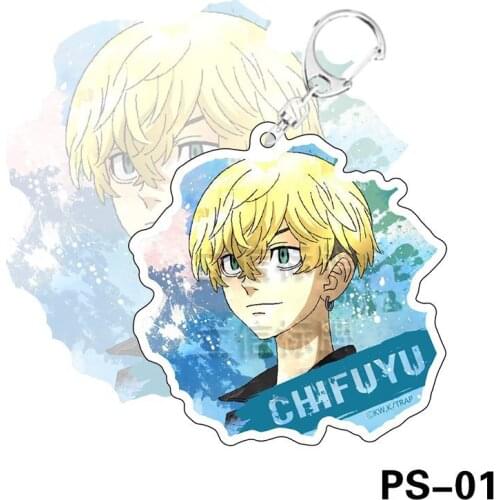 Tokyo Swastika Avengers Anime Acrylic Keychain Pendant Customized Anime Peripheral Double-sided Transparent