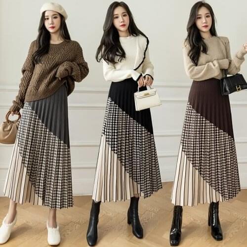 C xin OO er L Women's Knitted Skirts
