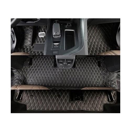 Good quality! Special car floor mats for Peugeot 5008 7 seats 2019-2017 waterproof carpets for Peugeot 5008 2018,Free shipping