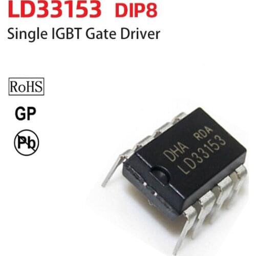 LD33153 MC33153 DIP8 Single IGBT Gate Driver IC