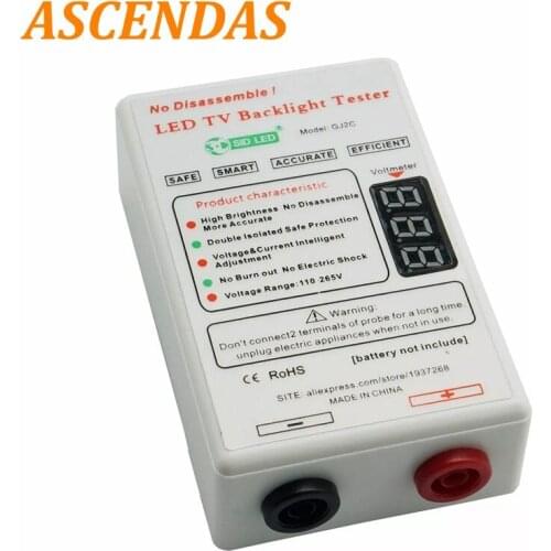ASCENDAS 0-300V Output LED Tester Lamp Bead TV Backlight Tester LCD Screen All LED Strips Lights Repair Tool CS-074