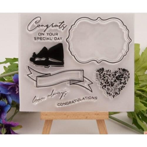 On Your Special Day Transparent Clear Silicone Stamps for DIY Scrapbooking/Card Making/Kids Fun Decoration Supplies