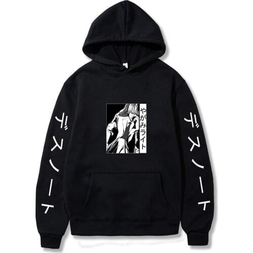 Death Note Hoodies Sweatshirt Male Hip Hop Streetwear Men Women Hoodie Top