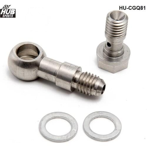 Turbo Oil Feed Banjo Bolt Kit M10x1.5mm For SUBARU IHI VF30 VF35 VF37 1.8mm Restrictor HU-CGQ81