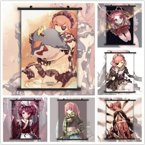 WTQ Overlord CZ2128 Delta Entoma Vasilissa Zeta Canvas Painting Retro Anime Posters Wall Decor Wall Art Picture Home Decor