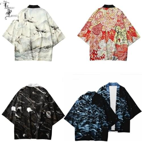 Japanese Kimono Yukata Haori 3D Printing Cosplay Women/Men Fashion Summer Casual Cool Short Sleeve Streetwear