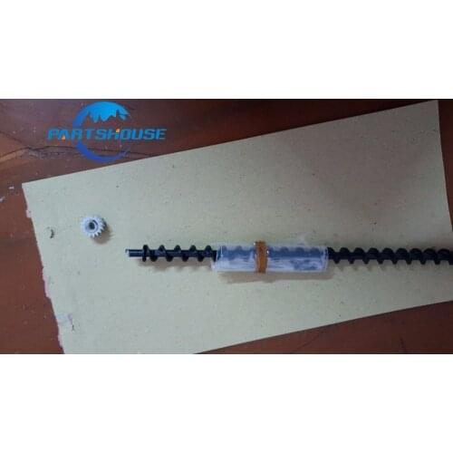 1Sets New Screw cleaner toner supply + Drum gear for Kyocera FS-4100 Drum Cleaner Feed screw Copier spare parts