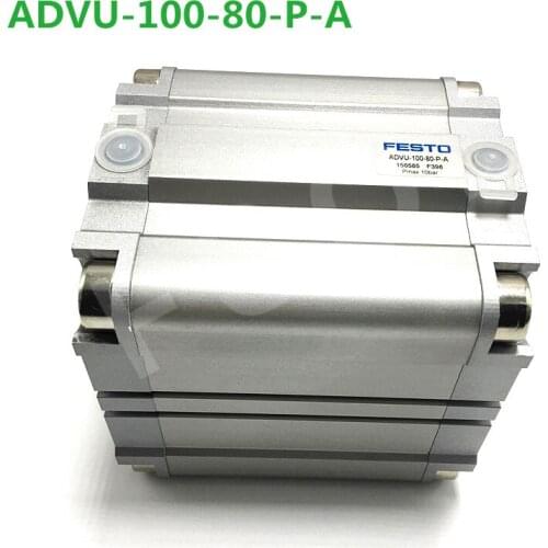 ADVU-100-60,75,80,200-P-A ADVU-100-60,75,80-A-P-A FESTO Compact cylinders pneumatic cylinder ADVU series