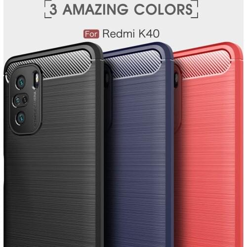 For Xiaomi Redmi K40 Case Luxury Full Soft Silicone Cover Shockproof Case For Xiaomi Redmi K40 Pro K 40 RedmiK40 Phone Case