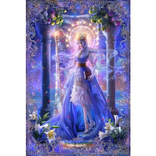 Goddess wand The wooden puzzle 1000 pieces ersion jigsaw puzzle white card adult childrens educational toys