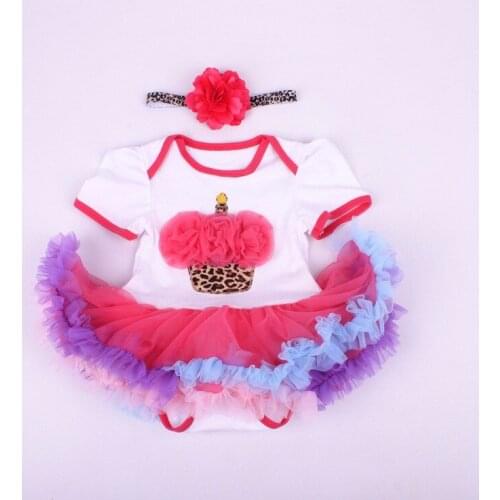 Baby Doll reborn clothes colorful dress for princess girl dolls fit 22" reborn babies dolls with rose Head flower