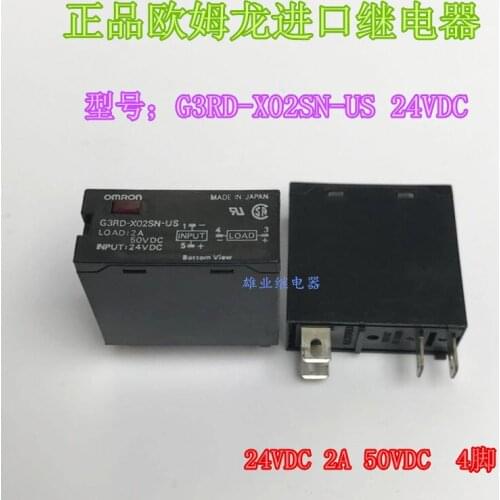 G3RD-X02SN-US 24VDC 2A 50VDC Relay 4PIN