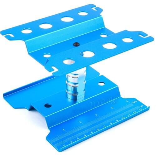 SALE !!! 2 Sets Metal Aluminum RC Car Workstation Work Stand Repair 360 Degree Rotation For 1/8 1/10 1/12 1/16 Scale Model