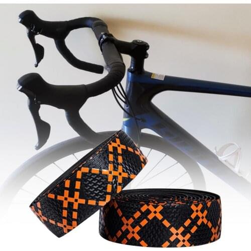 Road bike bicycle handlebar straps sweat-absorbent and breathable 2 pack bicycle handlebar tape bicycle handlebar straps
