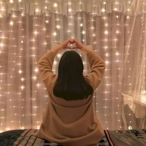 Christmas Decorations for Home 3m 100/200/300 LED Curtain String Light Flash Fairy Garland Merry Xmas Decoration Party Supplies