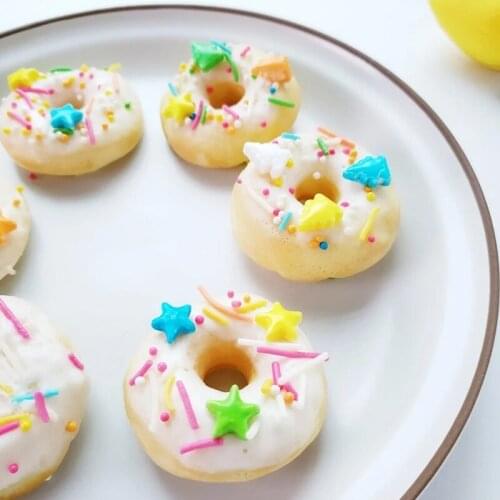 Edible Five-Pointed Star Pearl Sugar Ball Fondant DIY Cake Baking Sprinkles Sugar Candy Ball Wedding Party Cake Decoration