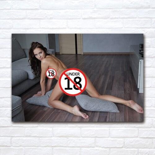 Modern Hot Beauty Canvas Painting Contemporary Art Poster Print Adult Model Wall Picture for Living Room Home Decor