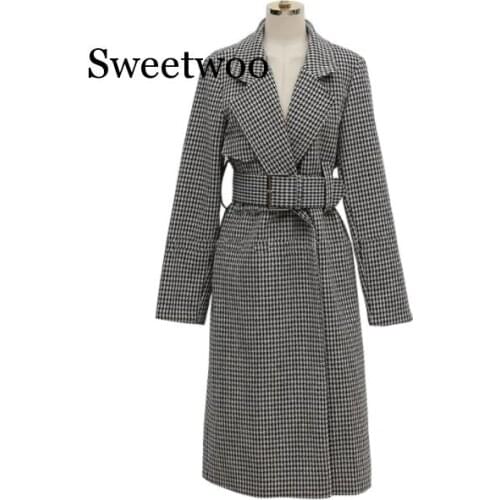Женские серые пальто SWEETWOO China At AliExpress