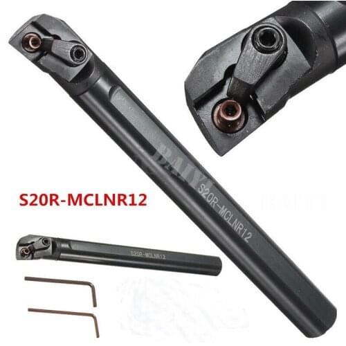 S20R-MCLNR12(20mm*200mm)CNC Lathe Boring Machining Cutter External Turning TooL