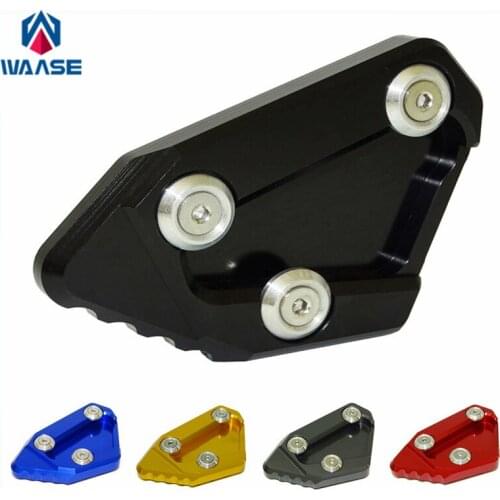 Waase Kickstand Foot Side Stand Extension Pad Support Plate For Suzuki GSXR1000 K9 2009 2010 2011 2012 2013 2014 2015 2016