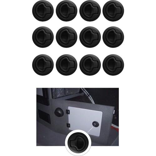 12Set Accessory For Marine Boat Deck Hatch Door Replace Round Pull Slam Latch