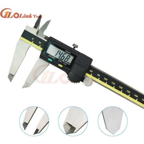 150mm 200mm 300mm Origin mode Digital Caliper Stainless Steel electronic Vernier Caliper Schieber caliper micrometer +Box