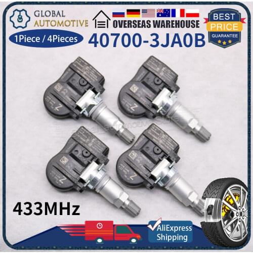 Tire Sensors 433MHz 407003JA0B 40700-3JA0B TPMS Tire Air Pressure Sensor For INFINITI JX NISSAN ALTIMA MAXIMA MURANO PATHFINDER