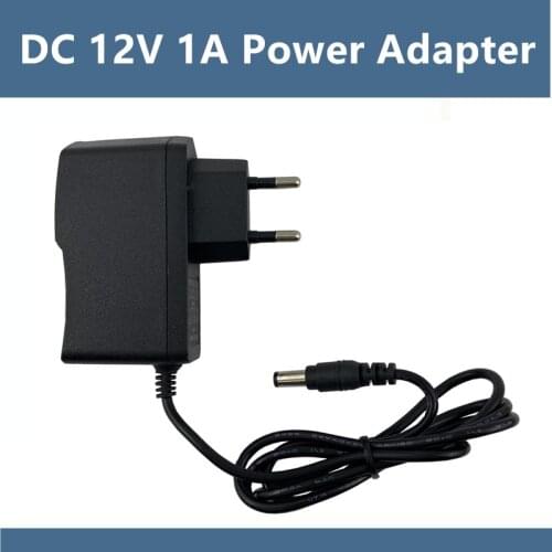 DC 12V 1A/2A Output Power Adapter AC 100-240V Input For CCTV IP AHD Analog Camera 2.1mm * 5.5mm Surveillance EU