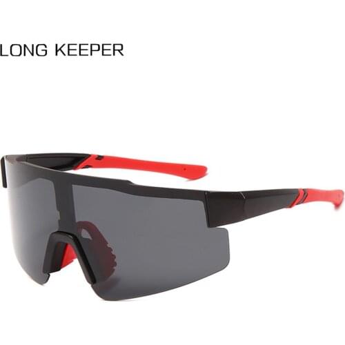 Fashion Oversized Polarized Sunglasses for Men Outdoor Sports Eyewear UV400 Protection Male Mirrored Lens Glasses Goggles Oculos