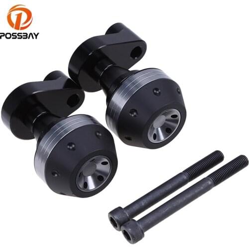POSSBAY Falling Protect Aluminum Motorcycle Frame Sliders Motocicleta Anti-Crash Pad Fit For Yamaha R6 2006-2007 MTB Motorbikes