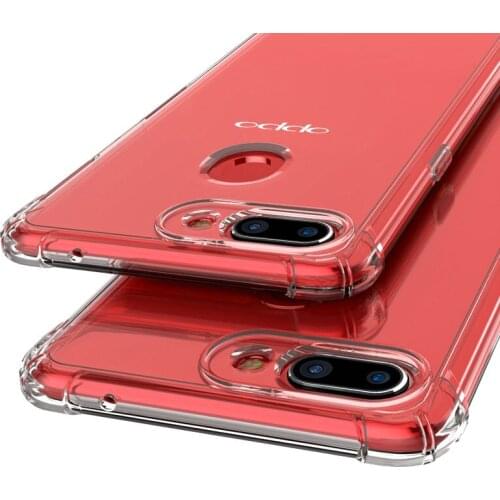 For Oppo F9 WIERSS Transparent Silicon Case for OPPO F7 for Oppo F5 Anti-knock Phone cover Cases Fundas Capa Coque Etui