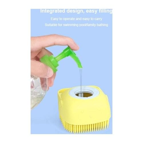 1PC Bath Brush Silicone Massage Care Wipe Bath And Shower Brush Creative Refillable Liquid Shower Bath Ball Brush Bathroom 80ML