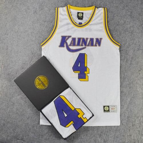 Slam Dunk Kainan High School No.4 Shinichi Maki Cosplay Top Vest SD Basketball Jersey