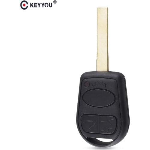 KEYYOU 3 Buttons Flip Key Shell Case Fob Replacement For Range Rover L322 VOGUE HSE 2002-2006 Sport HU92 Blade