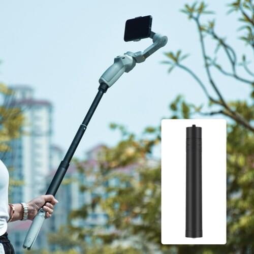 Extension Reach Rod Adjustable Bracket Aluminum Alloy Extension Pole Stick for DJI OM 4 Osmo Mobile 2 3 Zhiyun Accessories