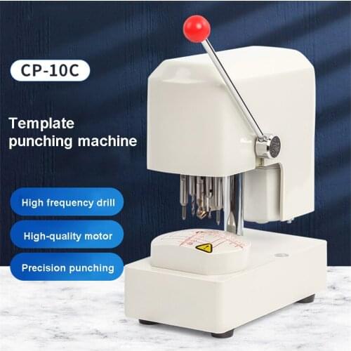 CP-10C Lens Template Punching Machine Three Holes Drilling Machine Optical Shop Glasses Processing Equipment AC220V/110V 100W