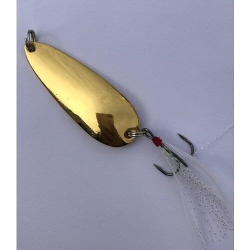 10PCS/lot 5.5cm15g metal lure fishing spoons striped bass fishing lure Artificial bait Fish Tackle