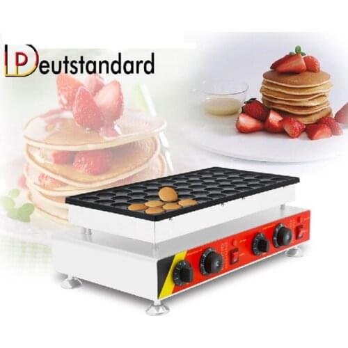 110/220V Free shipping 50 holes commercial biscuit mini pancake Dutch Poffertjes waffle maker baker machine
